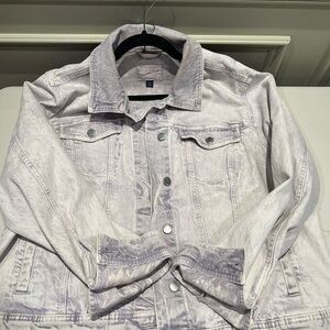 Universal Thread Lavender-Wash Denim Jacket